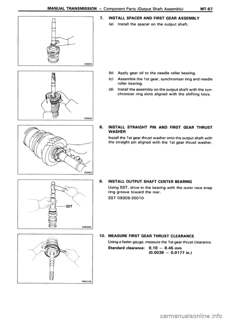 TOYOTA SUPRA 1990 3.G Workshop Manual 