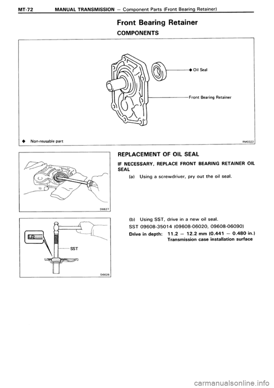 TOYOTA SUPRA 1990 3.G Workshop Manual 