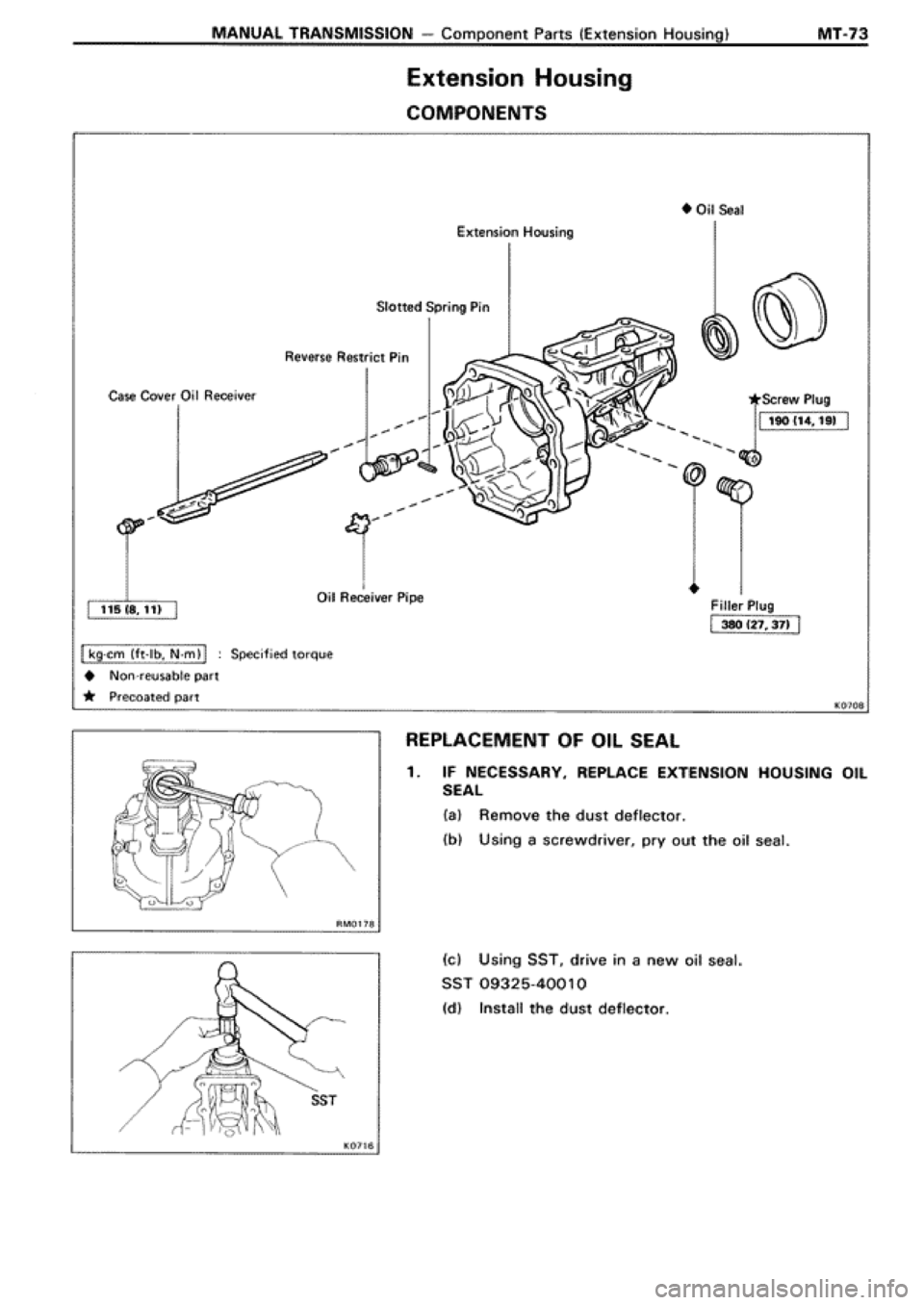 TOYOTA SUPRA 1990 3.G Workshop Manual 