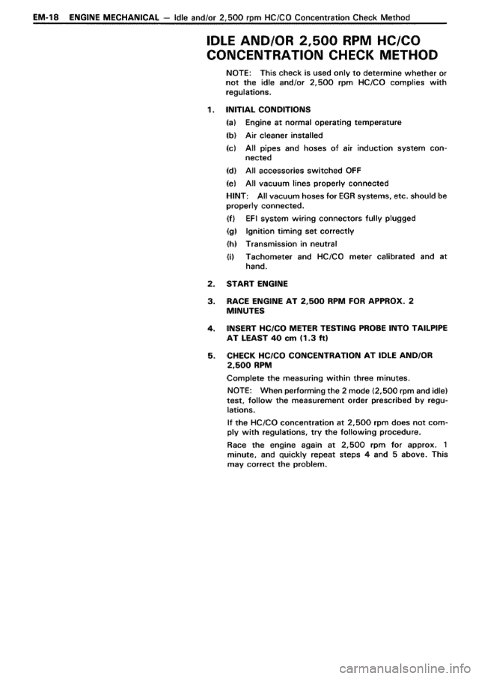 TOYOTA SUPRA 1990 3.G Workshop Manual 