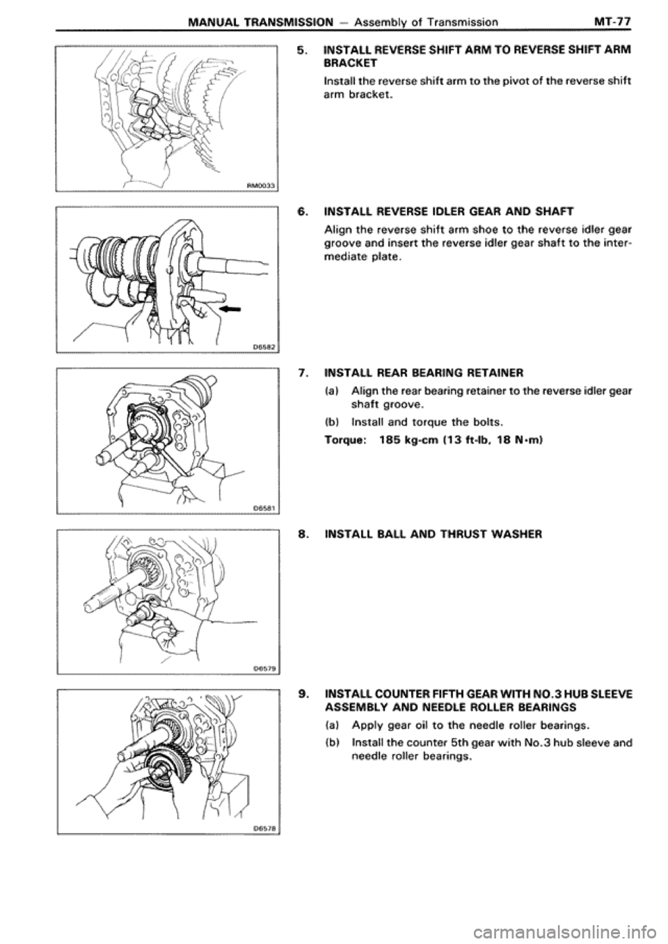 TOYOTA SUPRA 1990 3.G Workshop Manual 