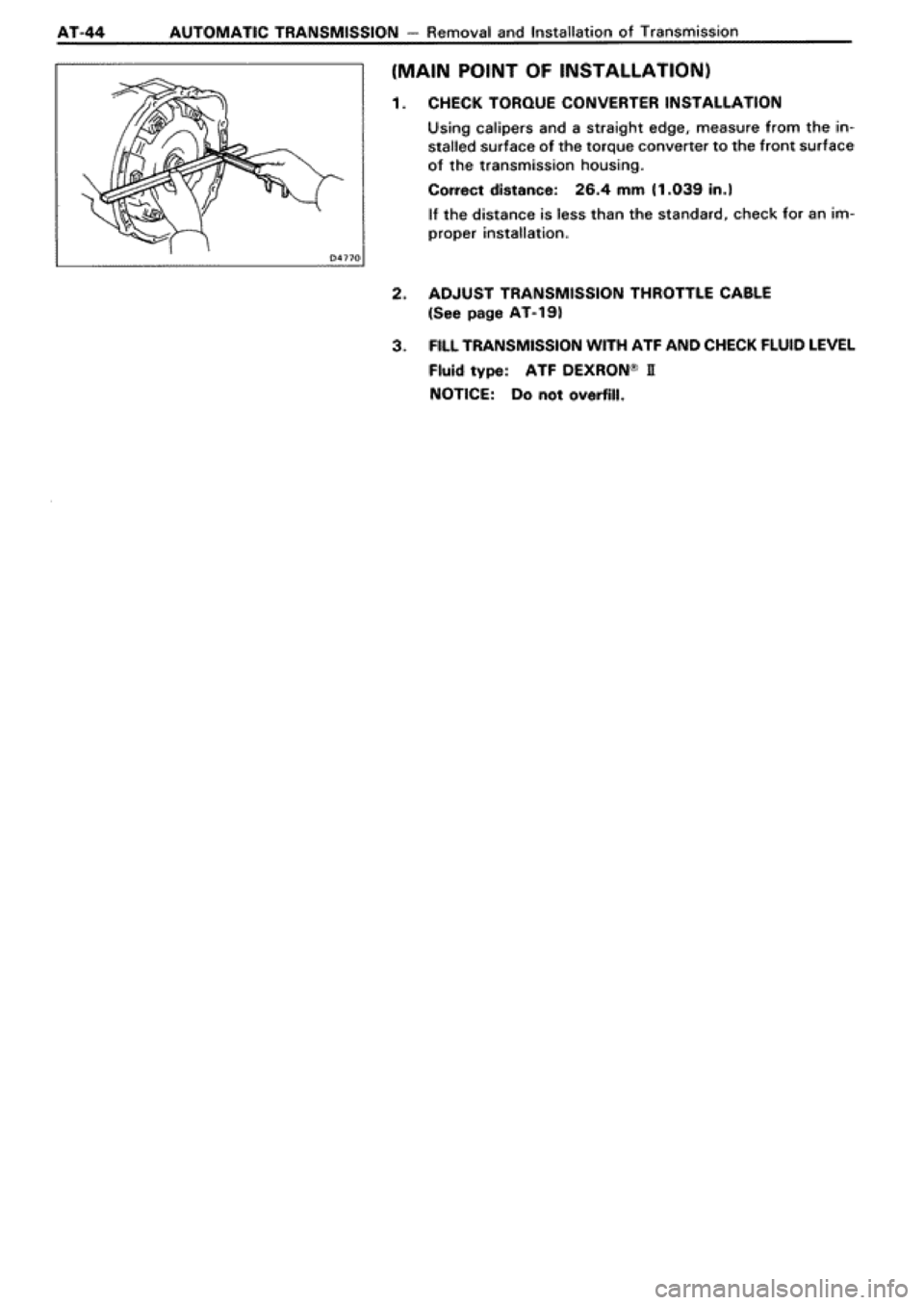 TOYOTA SUPRA 1990 3.G Workshop Manual 