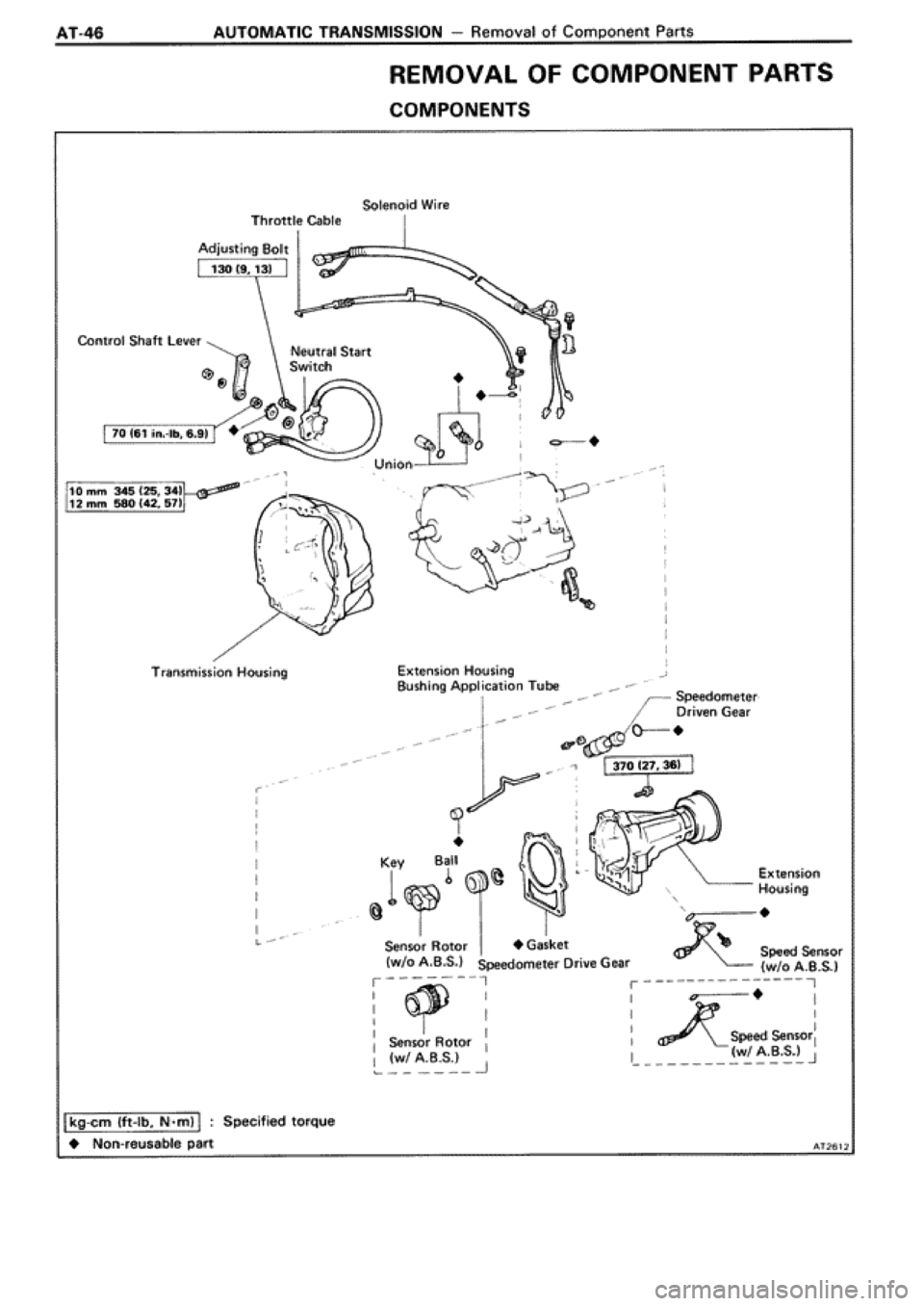 TOYOTA SUPRA 1990 3.G Workshop Manual 