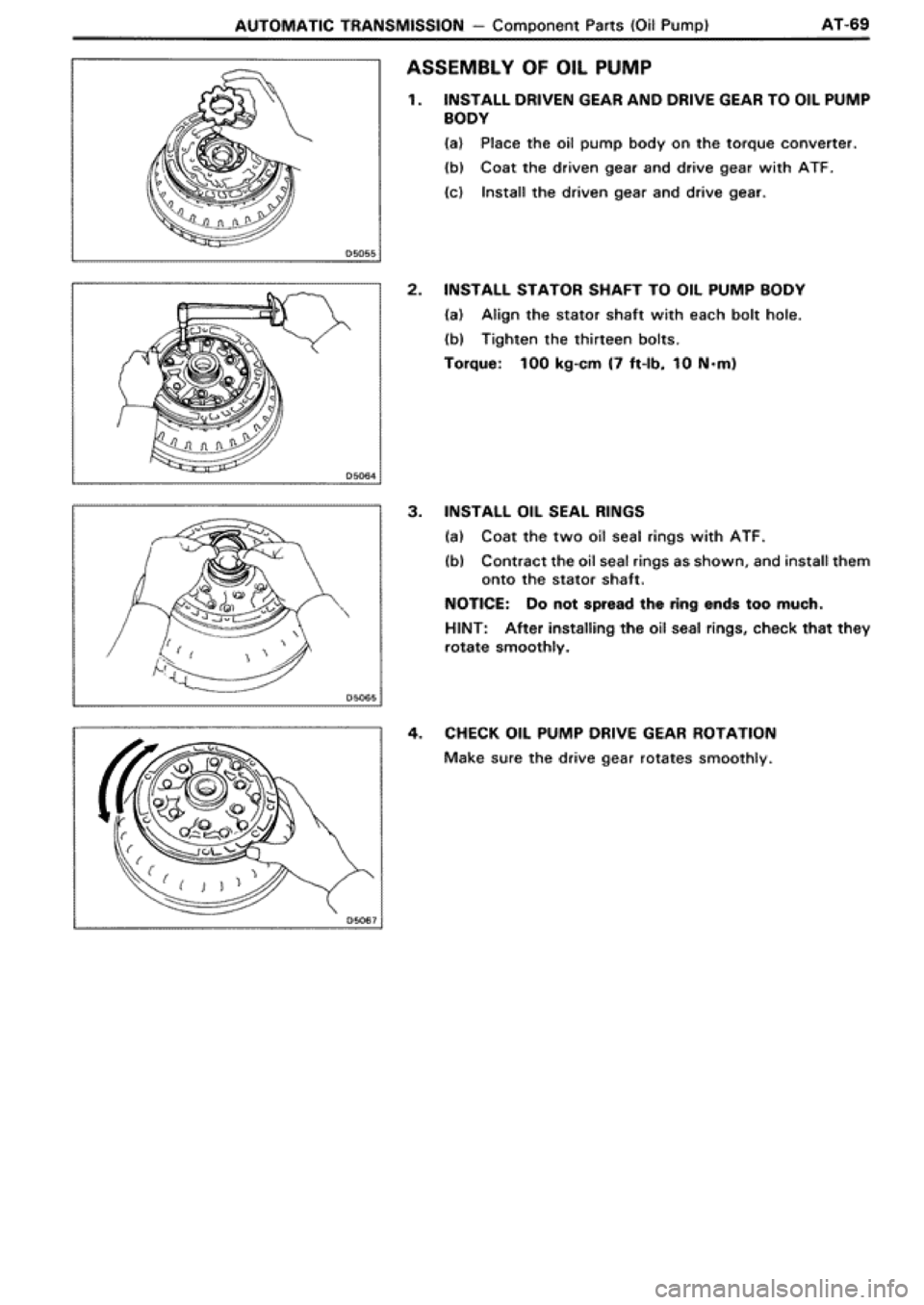 TOYOTA SUPRA 1990 3.G Workshop Manual 