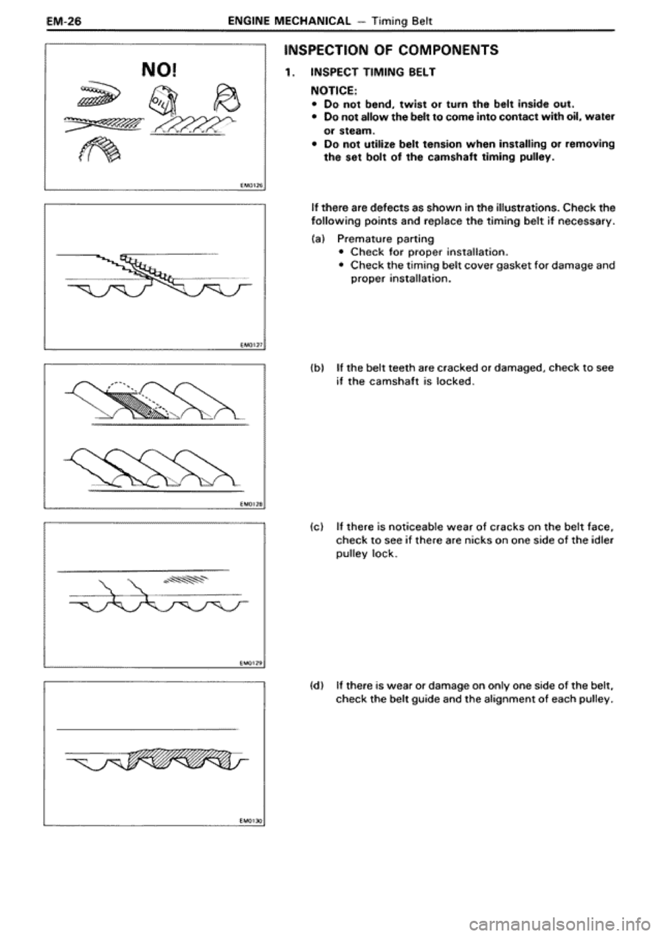 TOYOTA SUPRA 1990 3.G Workshop Manual 