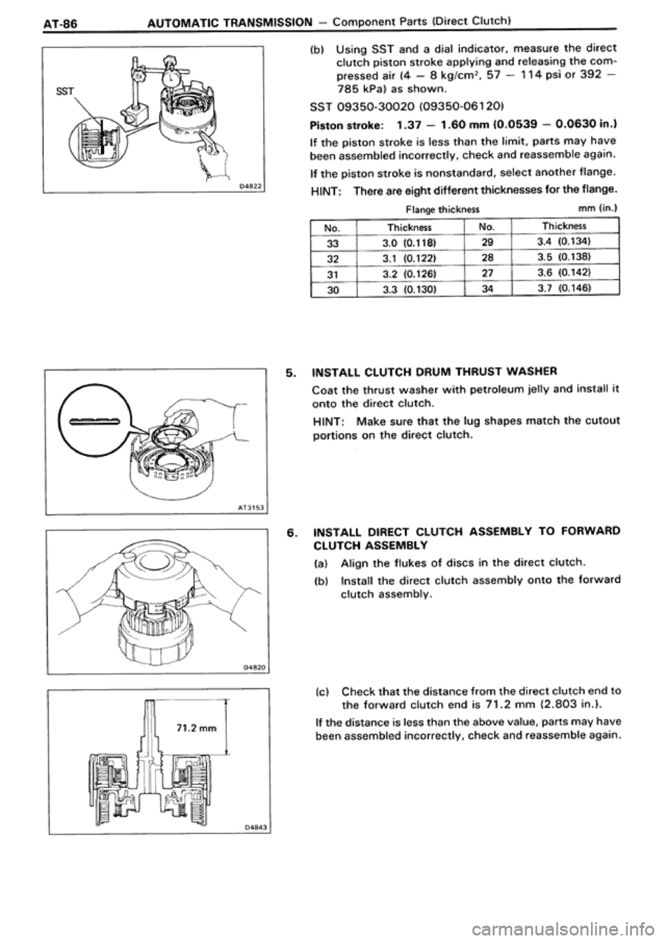 TOYOTA SUPRA 1990 3.G Workshop Manual 