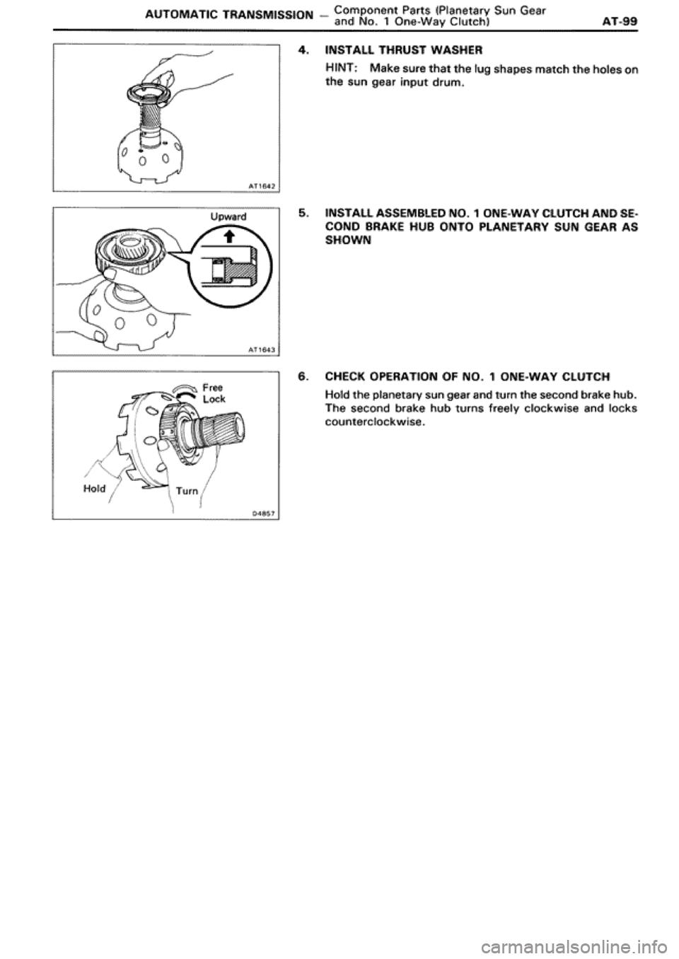 TOYOTA SUPRA 1990 3.G Workshop Manual 
