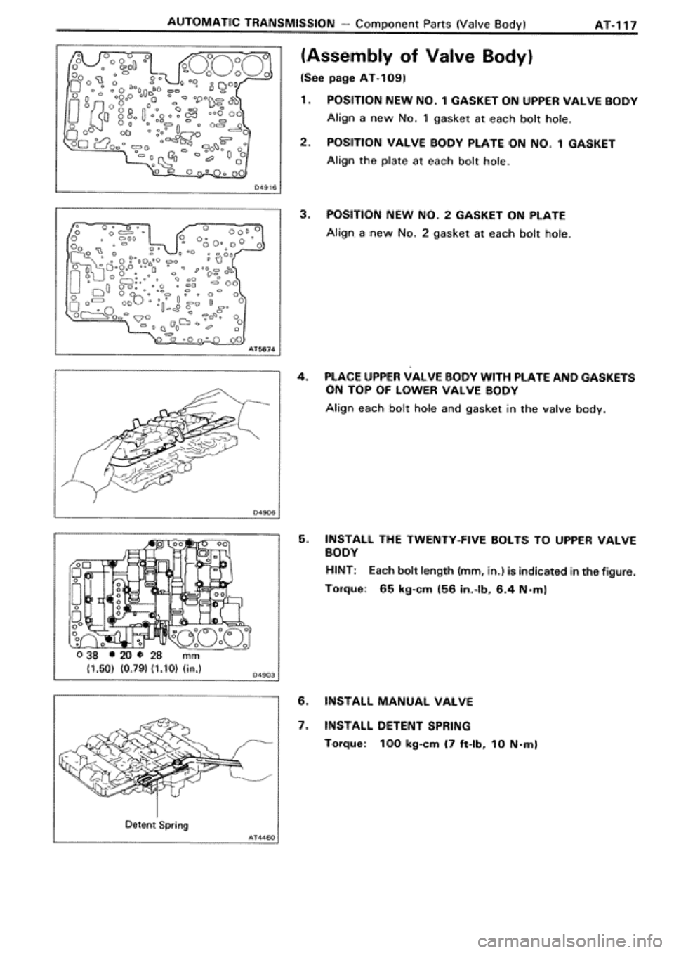 TOYOTA SUPRA 1990 3.G Workshop Manual 