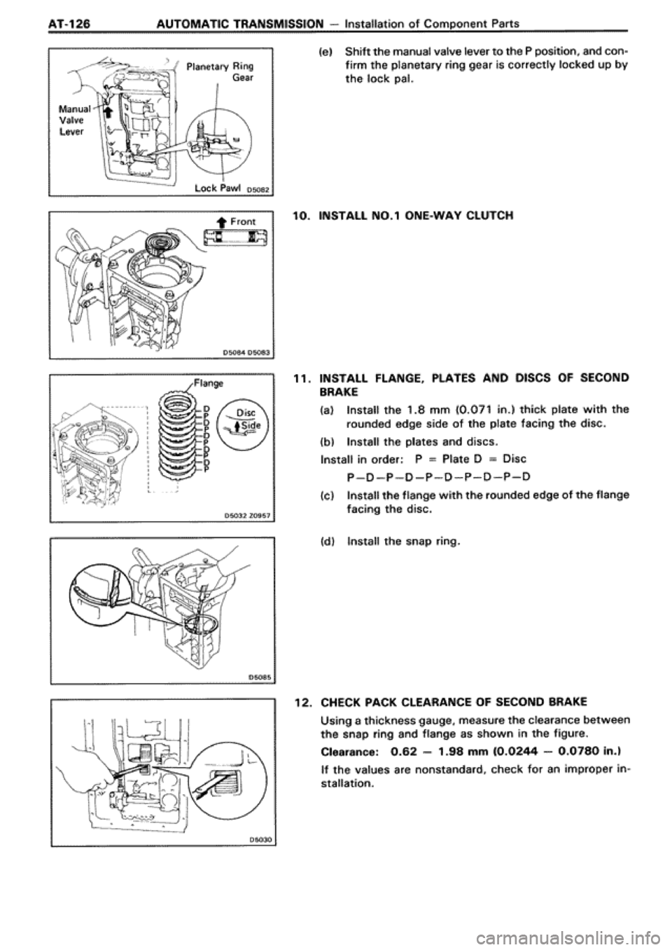 TOYOTA SUPRA 1990 3.G Workshop Manual 