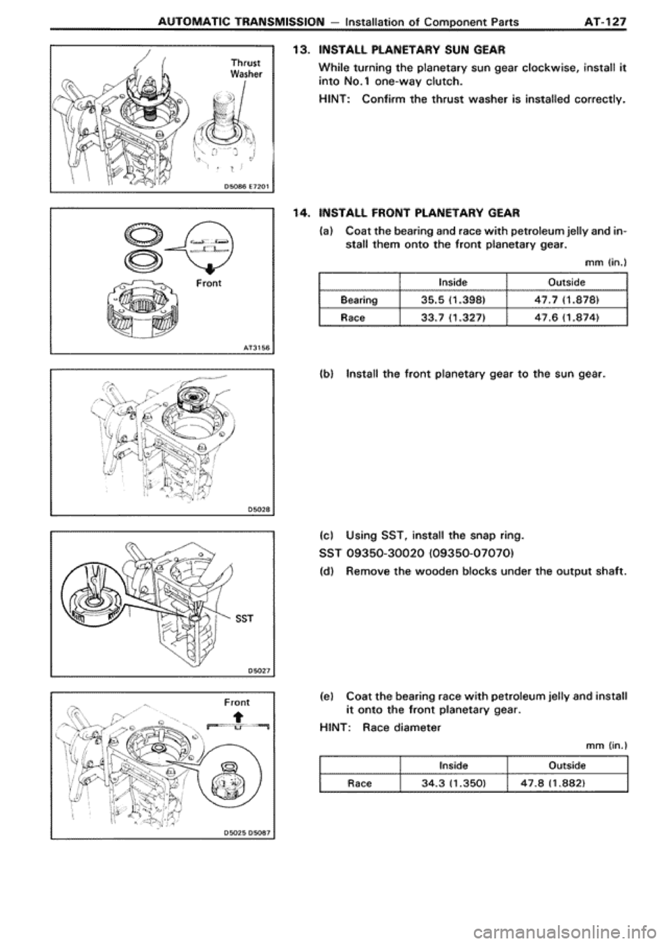 TOYOTA SUPRA 1990 3.G Workshop Manual 
