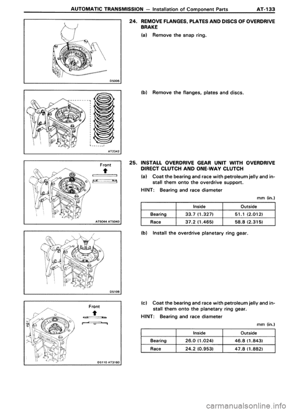 TOYOTA SUPRA 1990 3.G Workshop Manual 