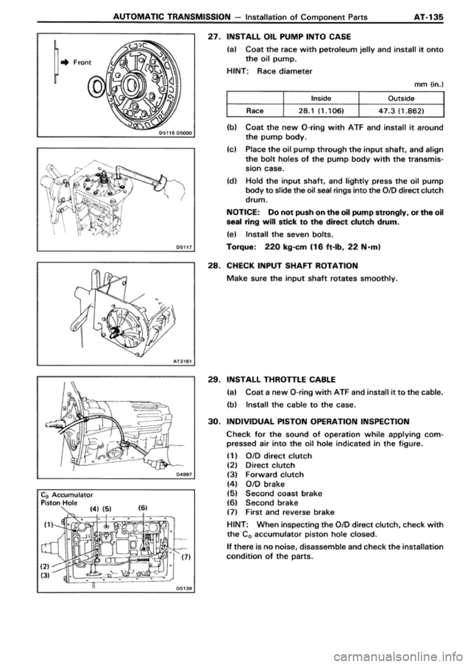 TOYOTA SUPRA 1990 3.G Workshop Manual 