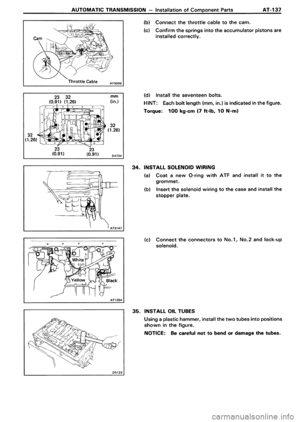TOYOTA SUPRA 1990 3.G Workshop Manual 