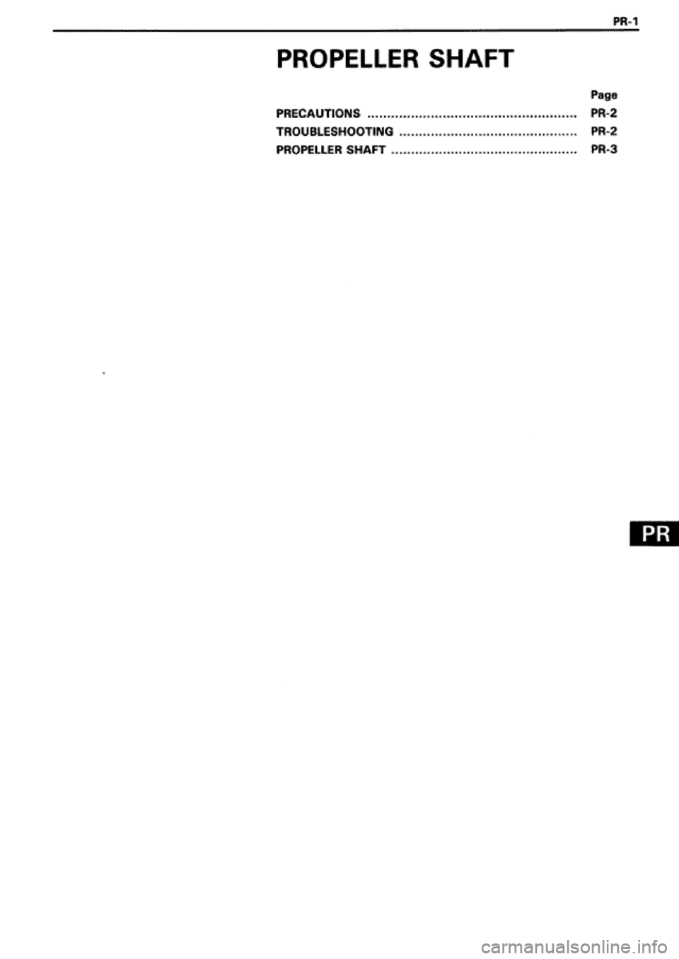 TOYOTA SUPRA 1990 3.G Workshop Manual 