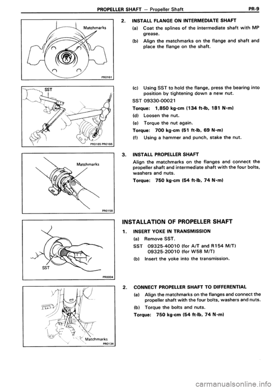 TOYOTA SUPRA 1990 3.G Workshop Manual 