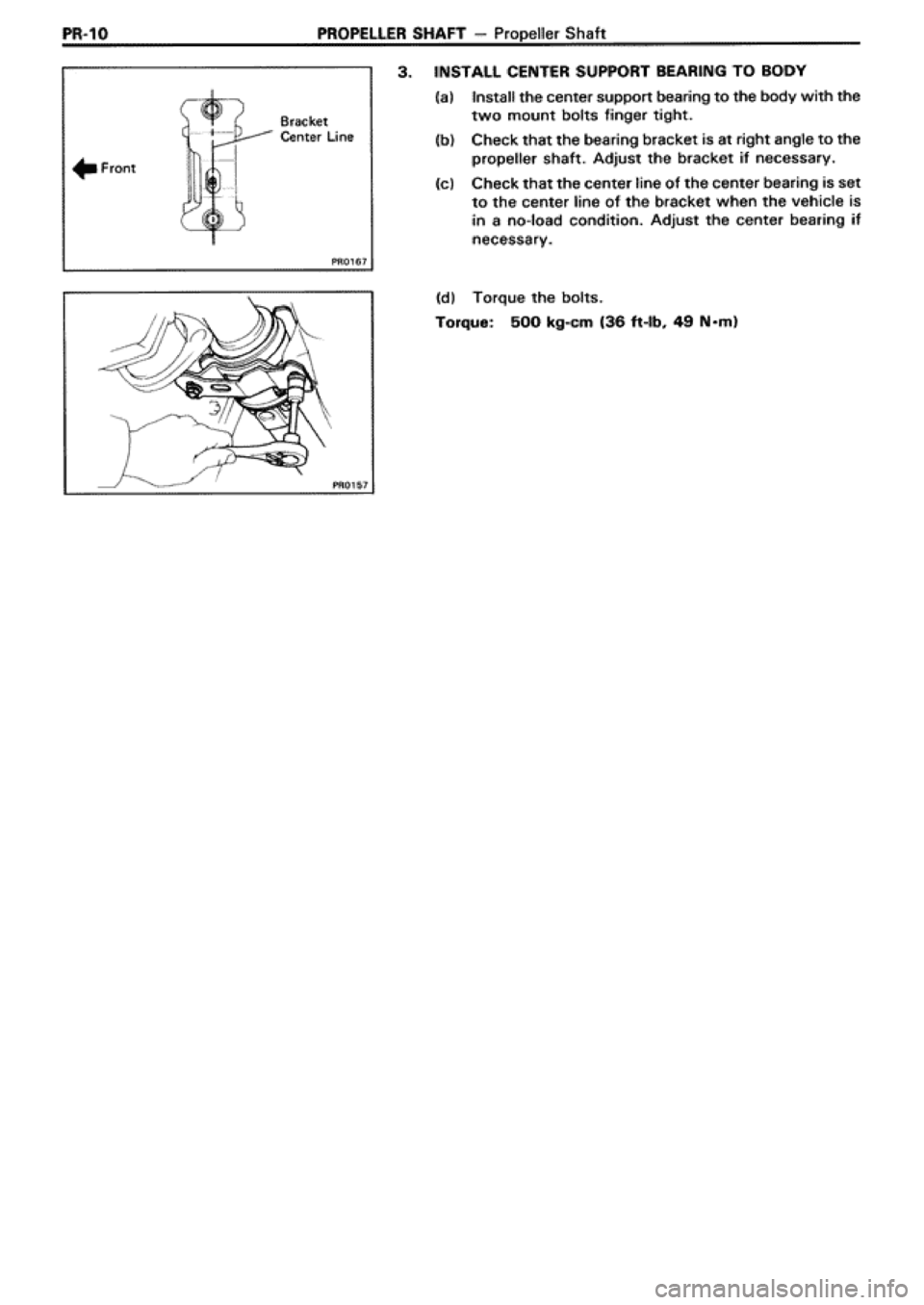 TOYOTA SUPRA 1990 3.G Workshop Manual 