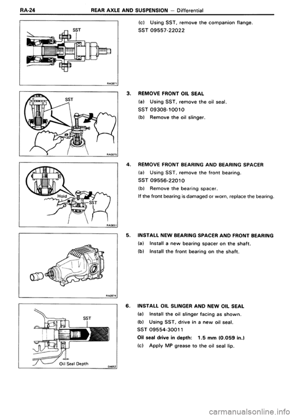 TOYOTA SUPRA 1990 3.G Workshop Manual 