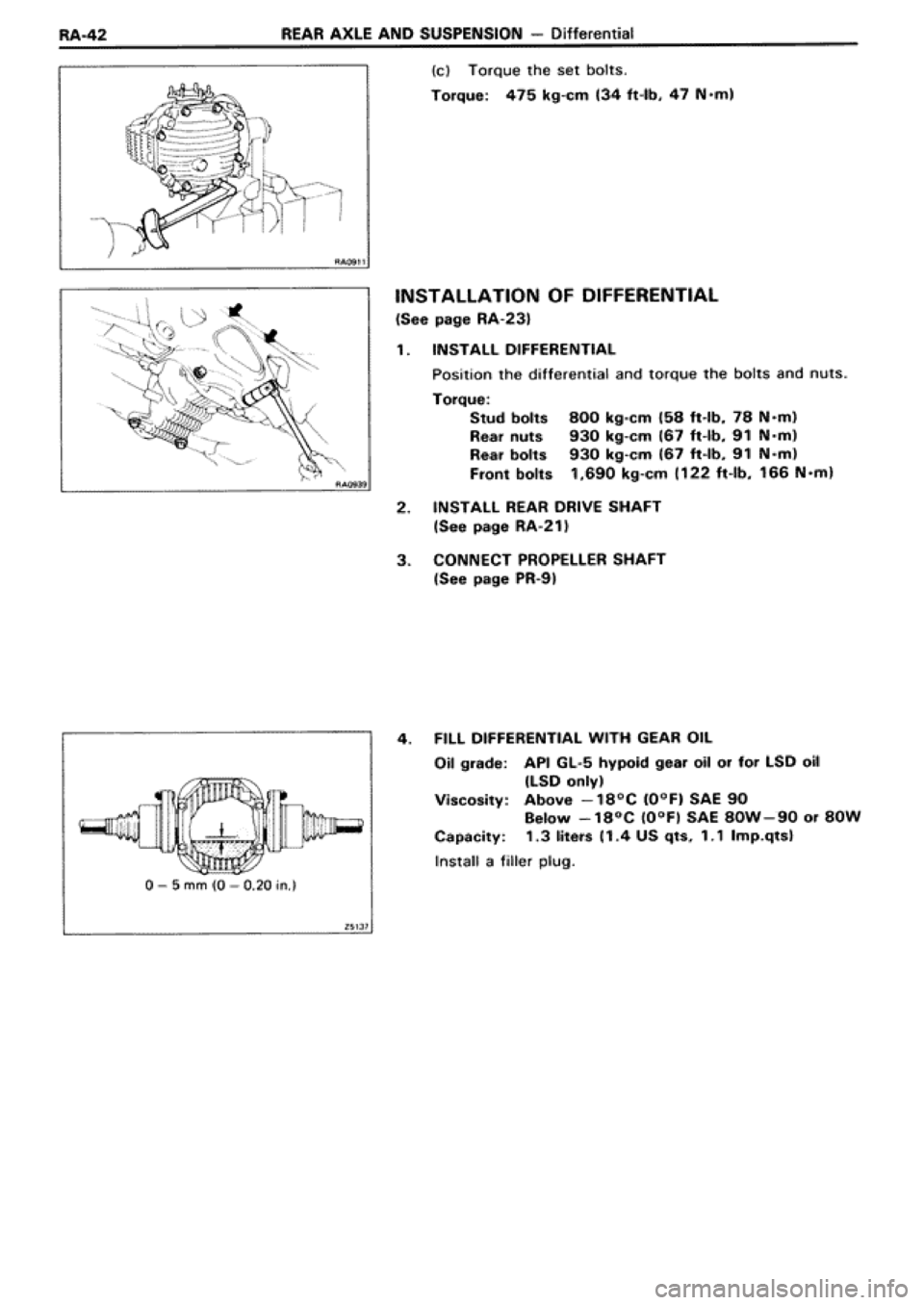TOYOTA SUPRA 1990 3.G Workshop Manual 