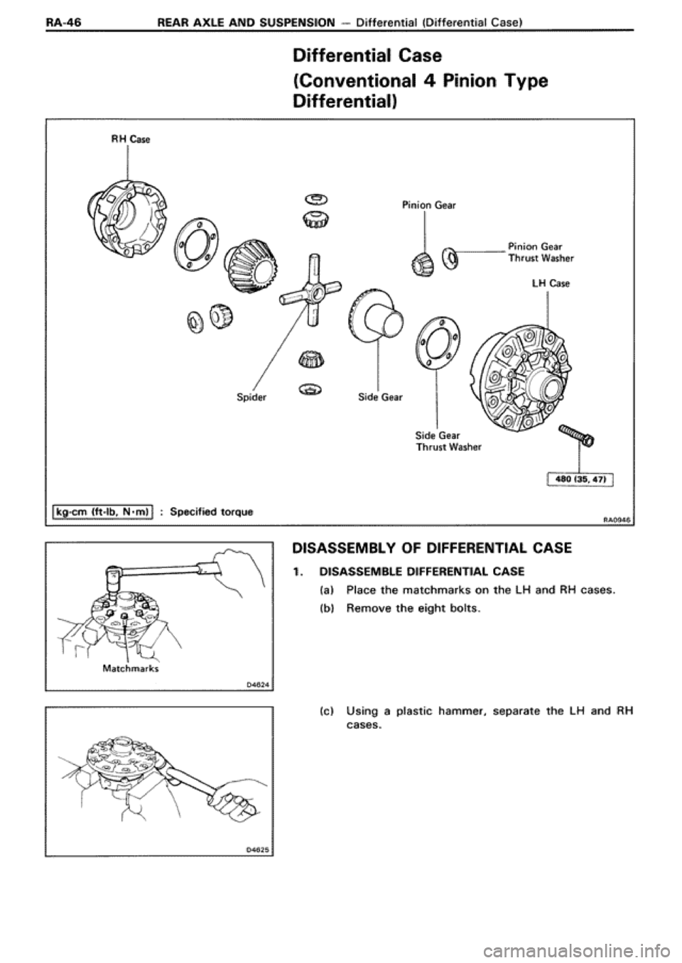 TOYOTA SUPRA 1990 3.G Workshop Manual 