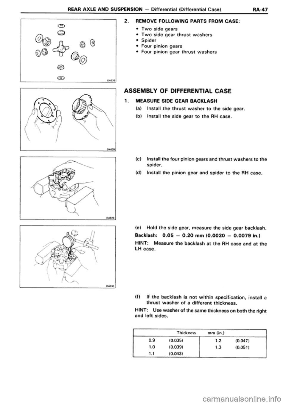 TOYOTA SUPRA 1990 3.G Workshop Manual 