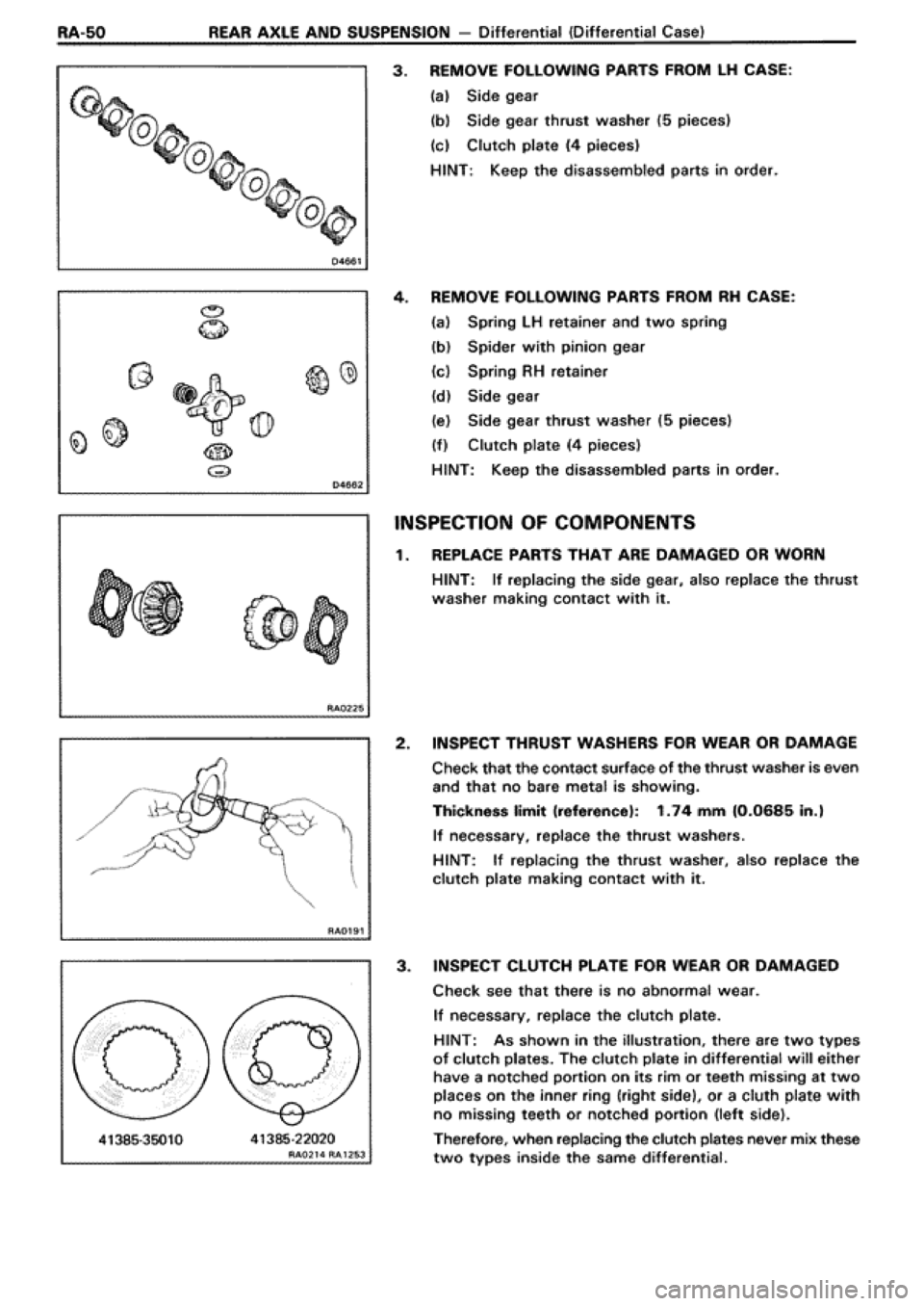 TOYOTA SUPRA 1990 3.G Workshop Manual 