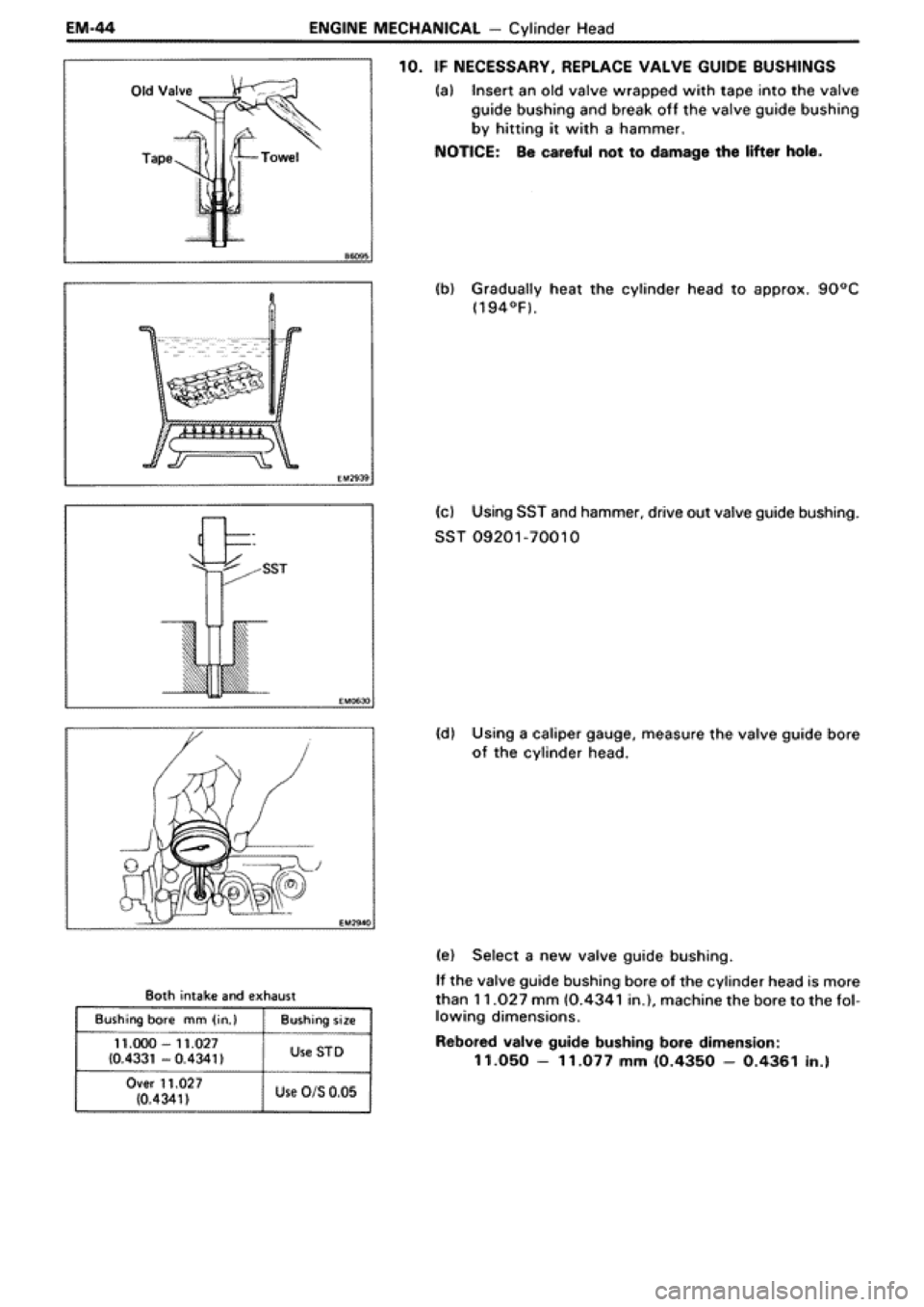 TOYOTA SUPRA 1990 3.G Workshop Manual 