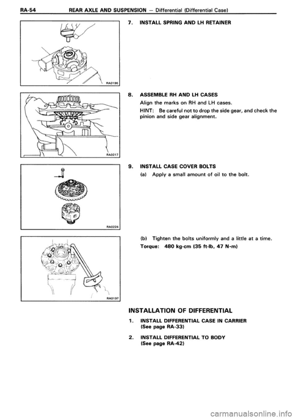 TOYOTA SUPRA 1990 3.G Workshop Manual 