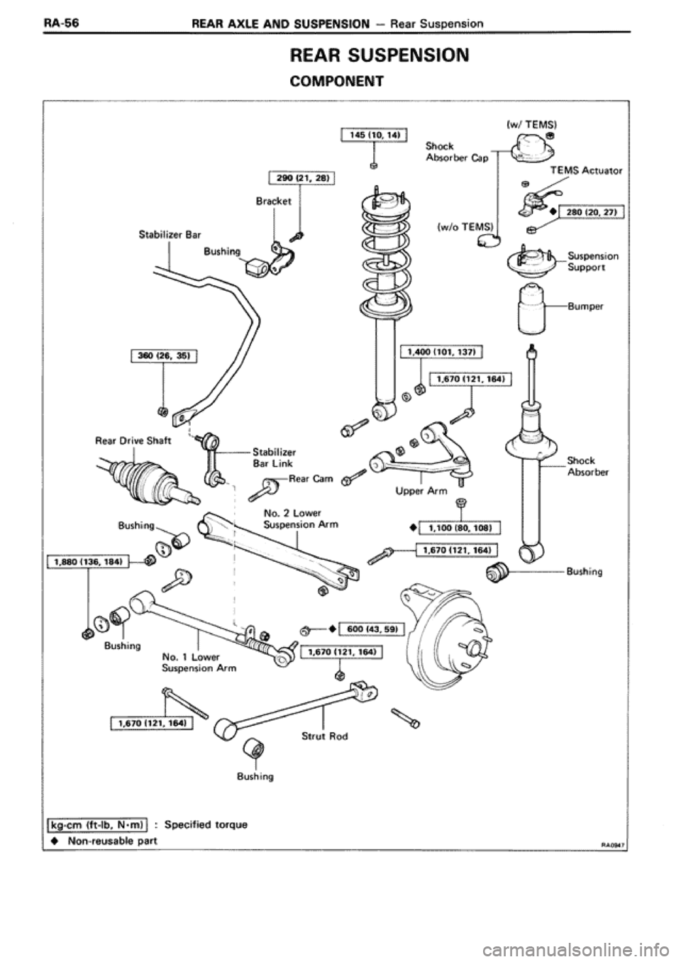 TOYOTA SUPRA 1990 3.G Workshop Manual 
