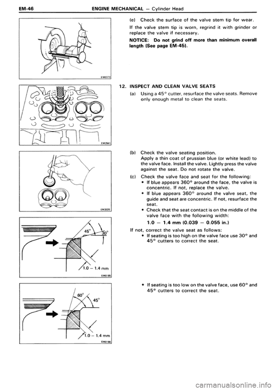 TOYOTA SUPRA 1990 3.G Workshop Manual 