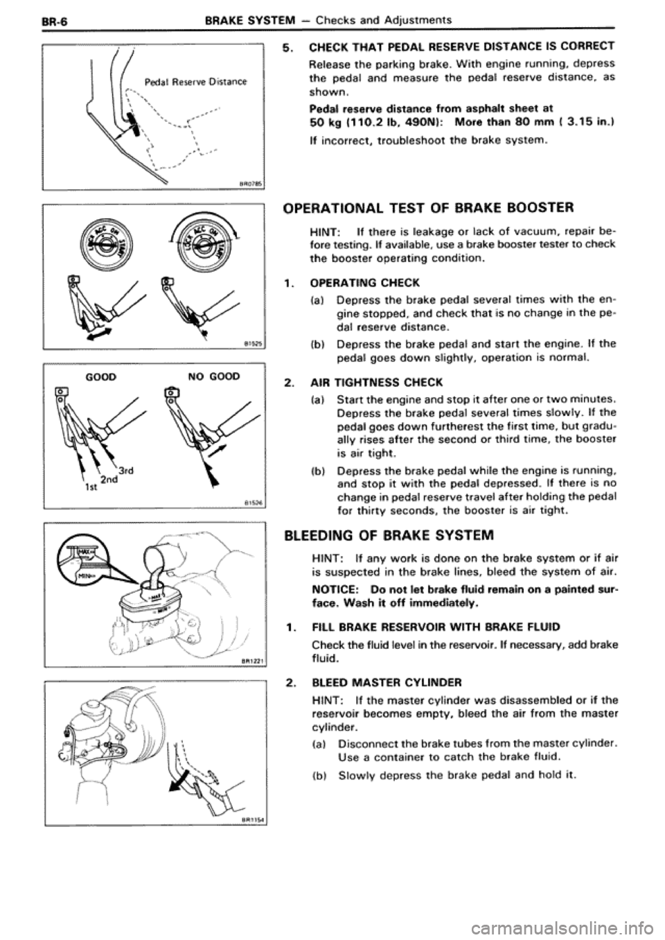 TOYOTA SUPRA 1990 3.G Workshop Manual 