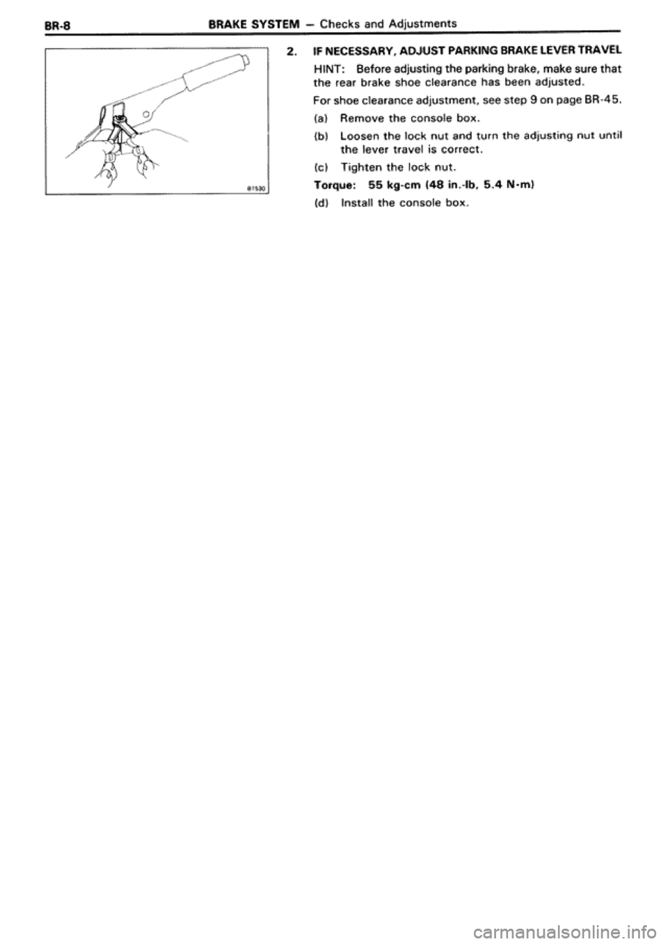 TOYOTA SUPRA 1990 3.G Workshop Manual 