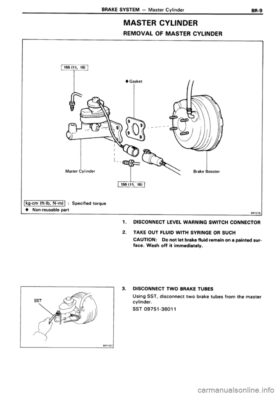 TOYOTA SUPRA 1990 3.G Workshop Manual 