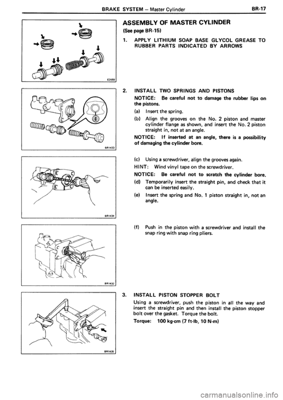 TOYOTA SUPRA 1990 3.G Workshop Manual 