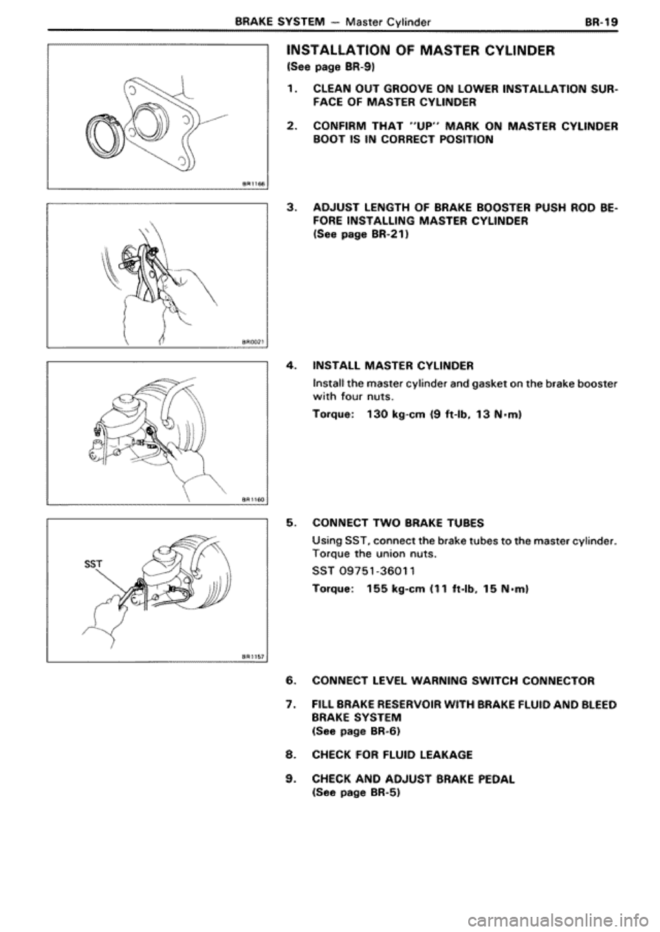 TOYOTA SUPRA 1990 3.G Workshop Manual 