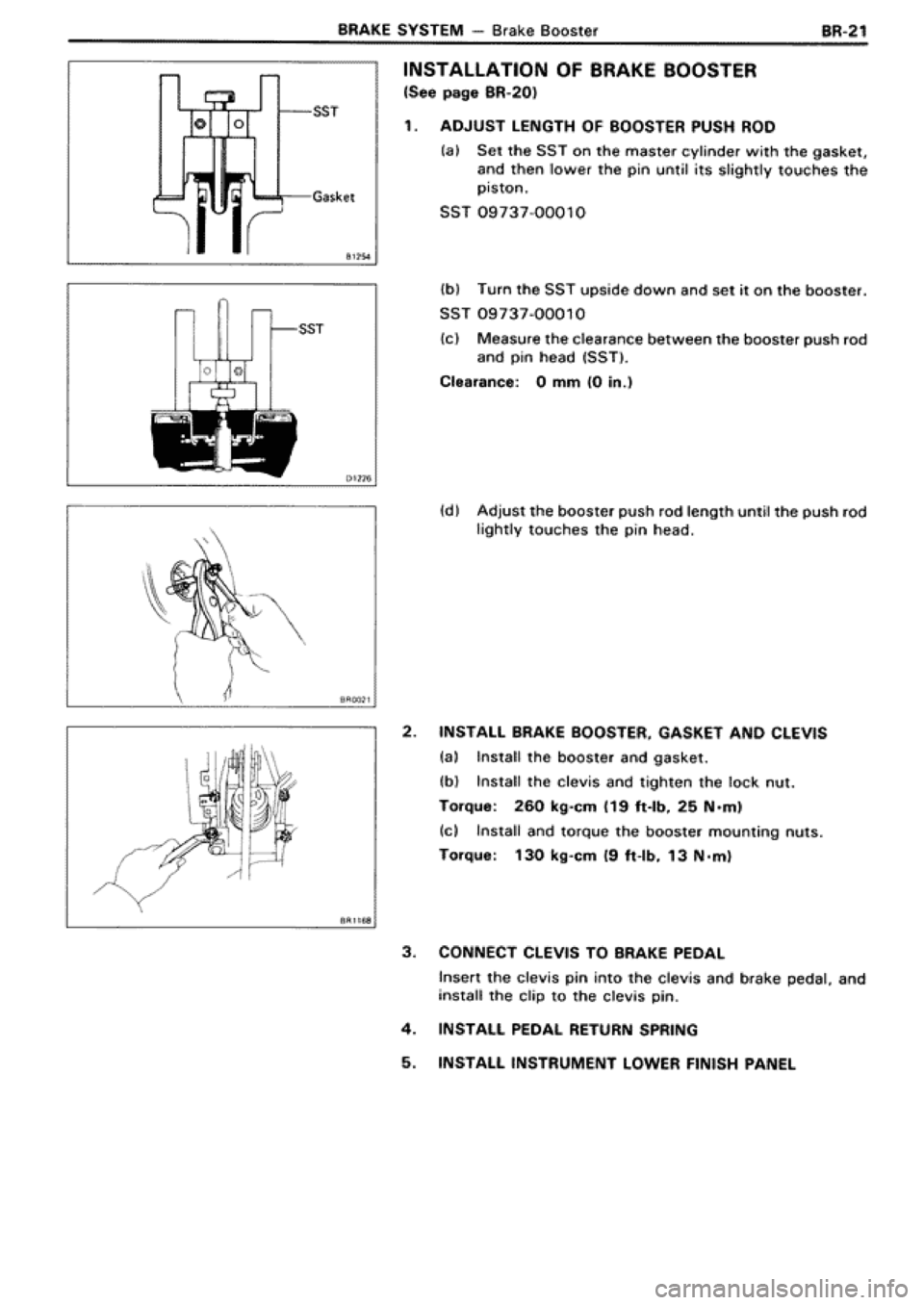 TOYOTA SUPRA 1990 3.G Workshop Manual 