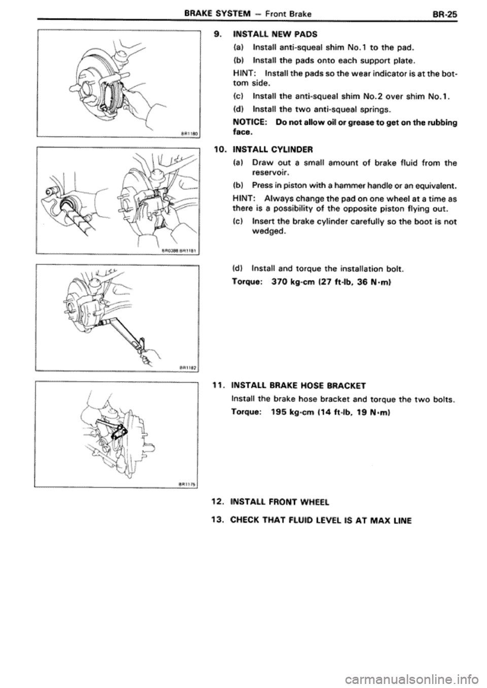 TOYOTA SUPRA 1990 3.G Workshop Manual 