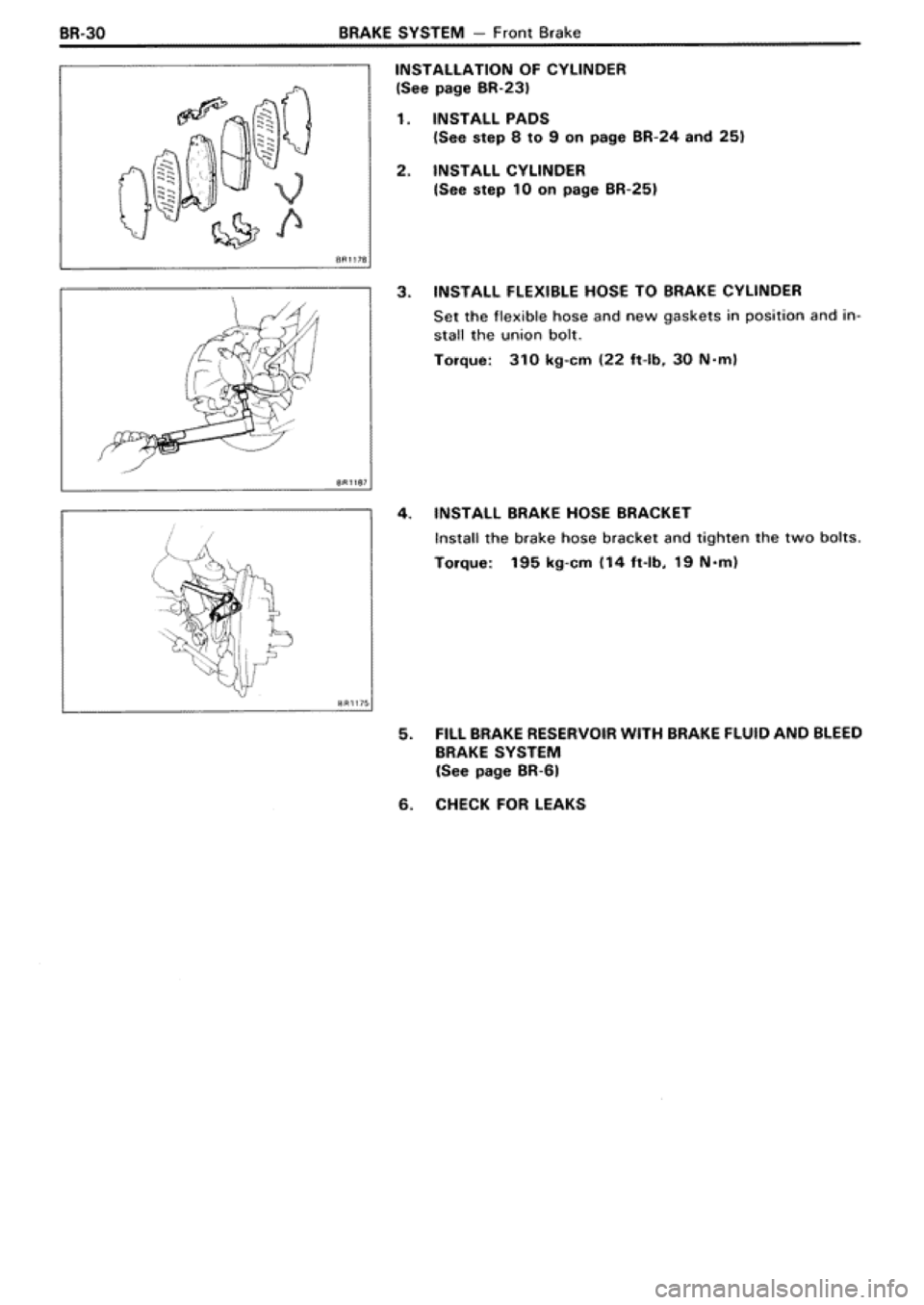 TOYOTA SUPRA 1990 3.G Workshop Manual 