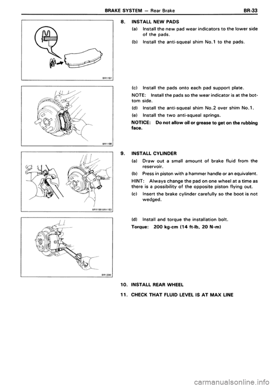 TOYOTA SUPRA 1990 3.G Workshop Manual 