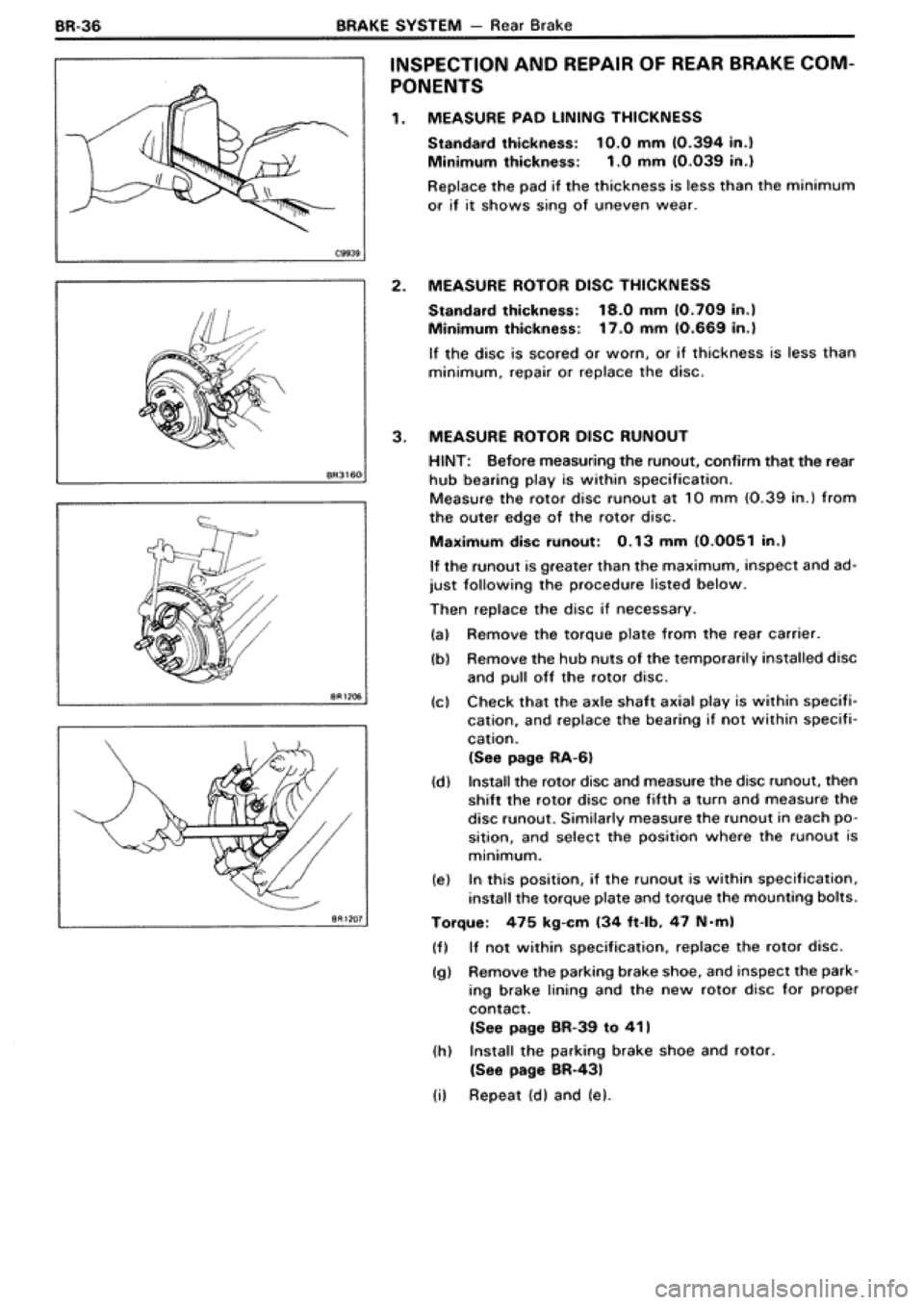 TOYOTA SUPRA 1990 3.G Workshop Manual 
