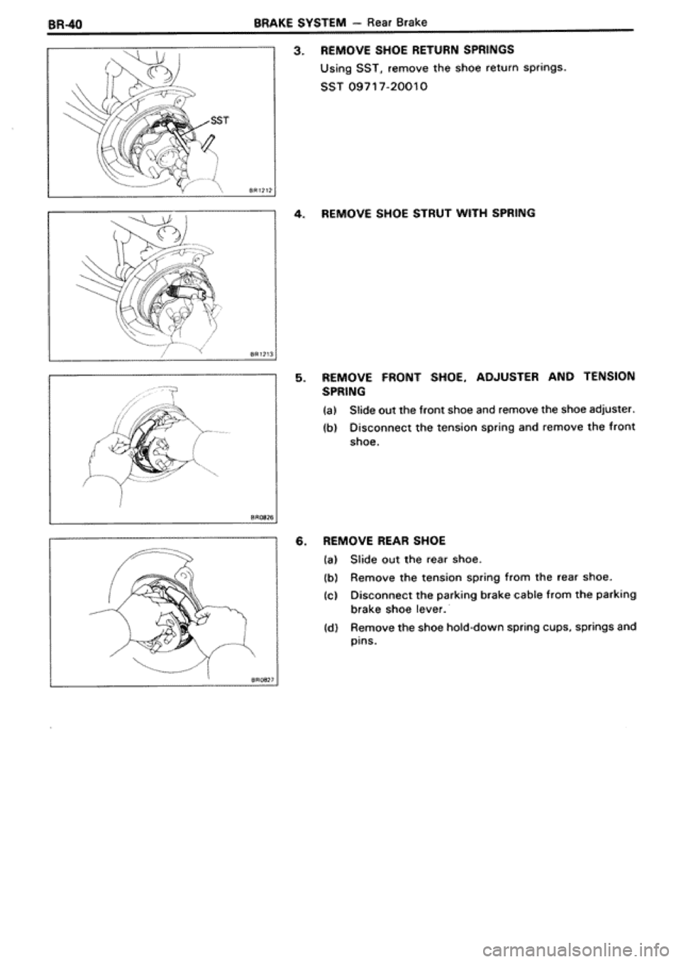 TOYOTA SUPRA 1990 3.G Workshop Manual 