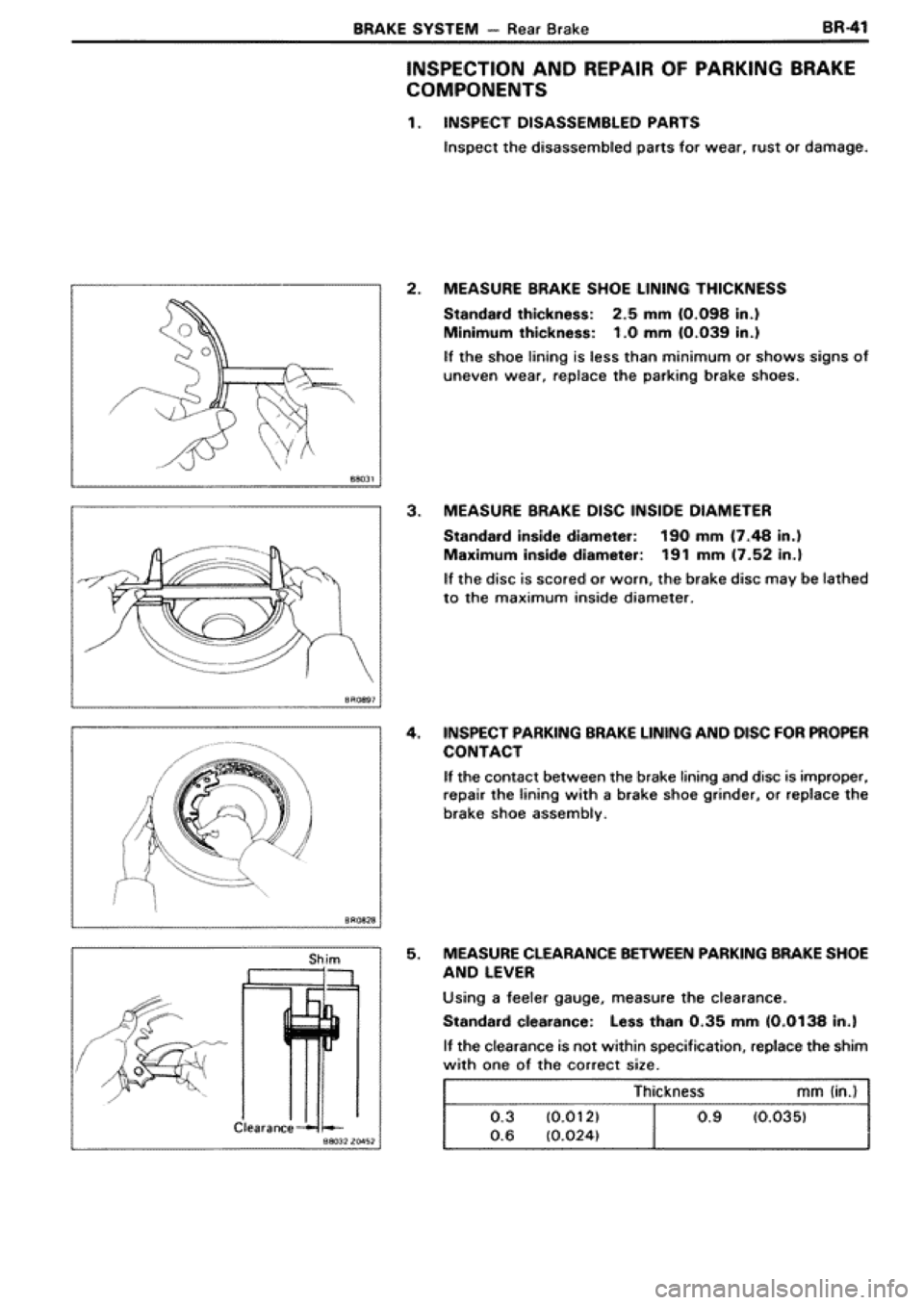TOYOTA SUPRA 1990 3.G Workshop Manual 