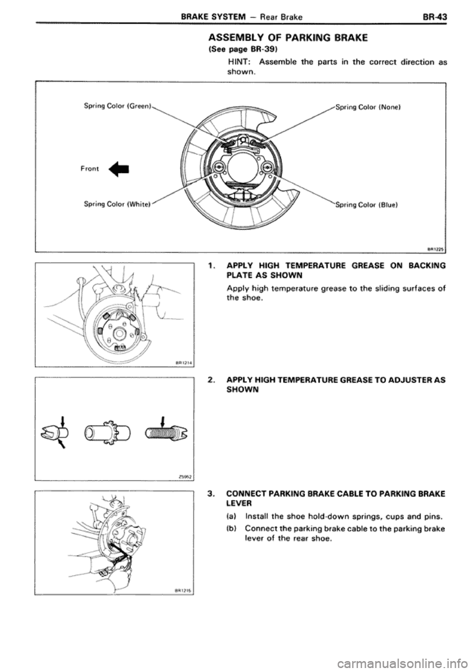 TOYOTA SUPRA 1990 3.G Workshop Manual 