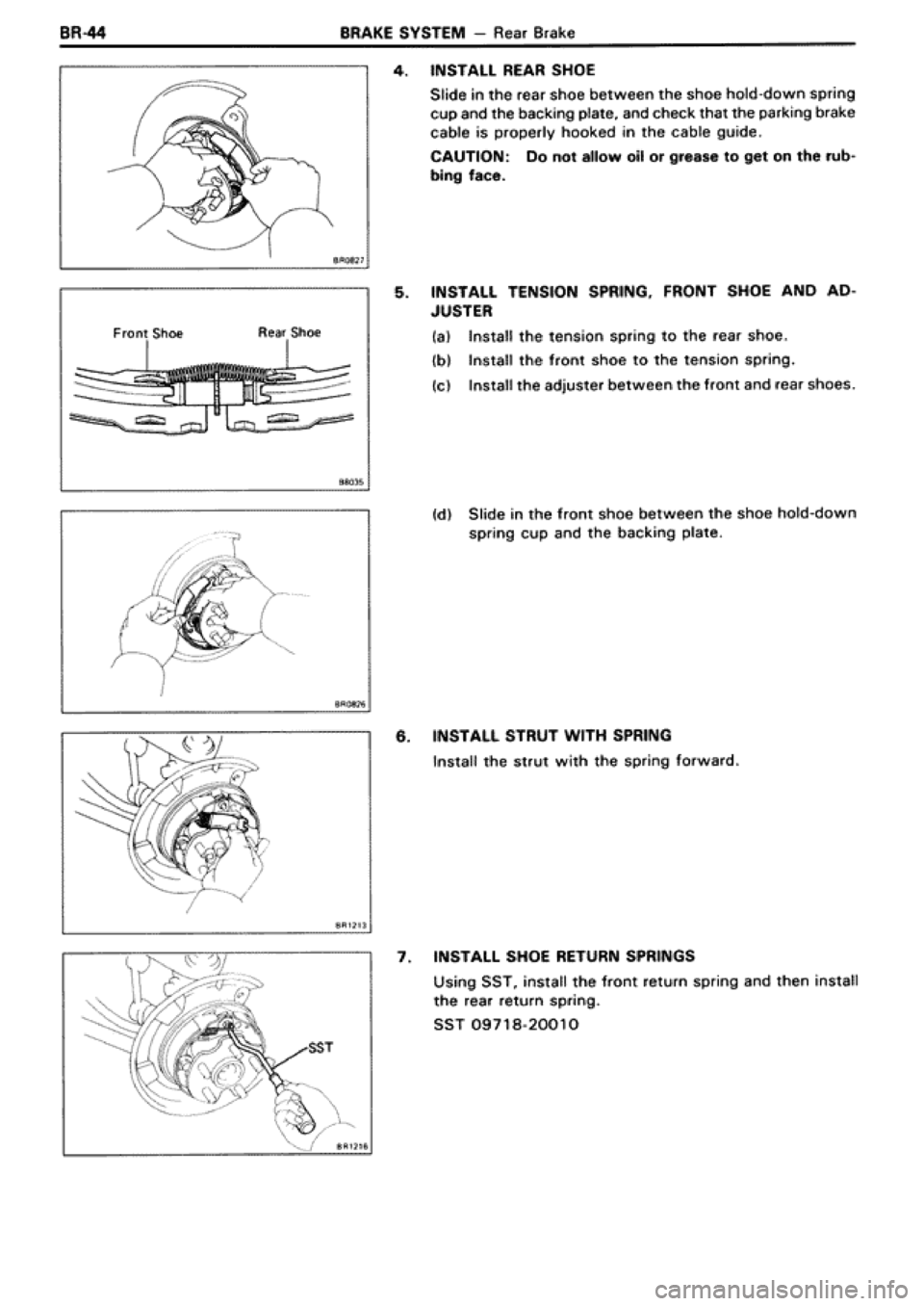 TOYOTA SUPRA 1990 3.G Workshop Manual 