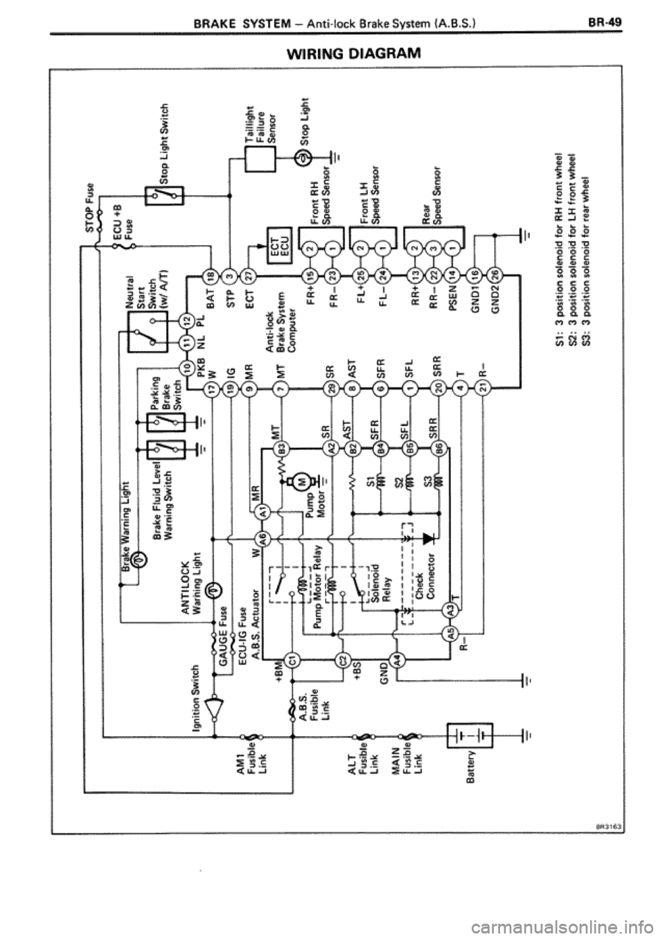 TOYOTA SUPRA 1990 3.G Workshop Manual 
