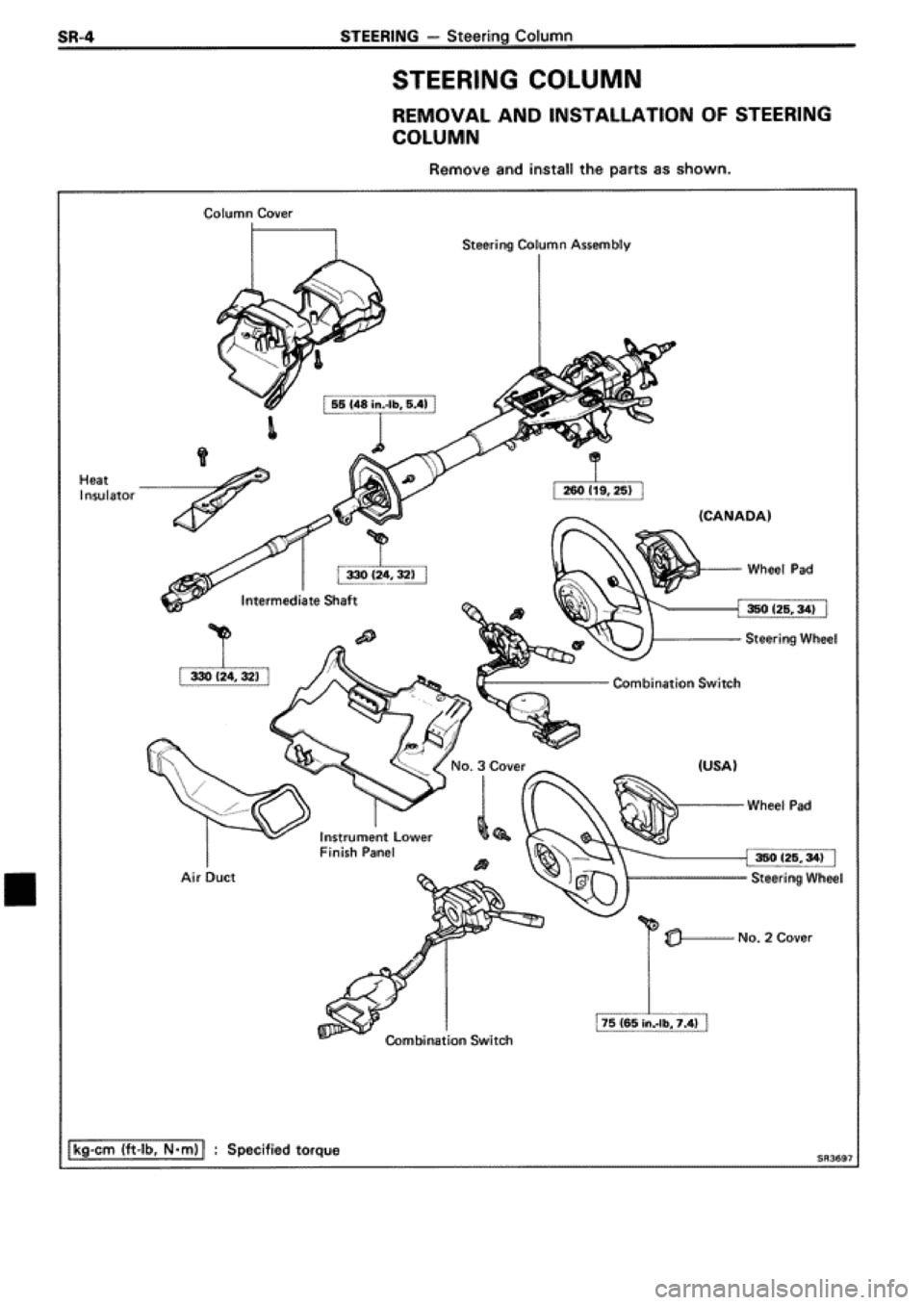 TOYOTA SUPRA 1990 3.G Workshop Manual 
