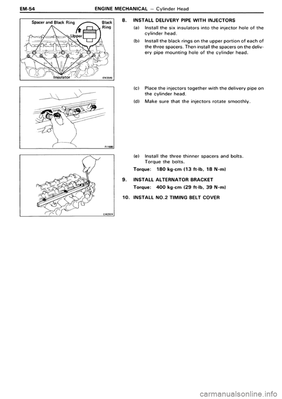 TOYOTA SUPRA 1990 3.G Workshop Manual 