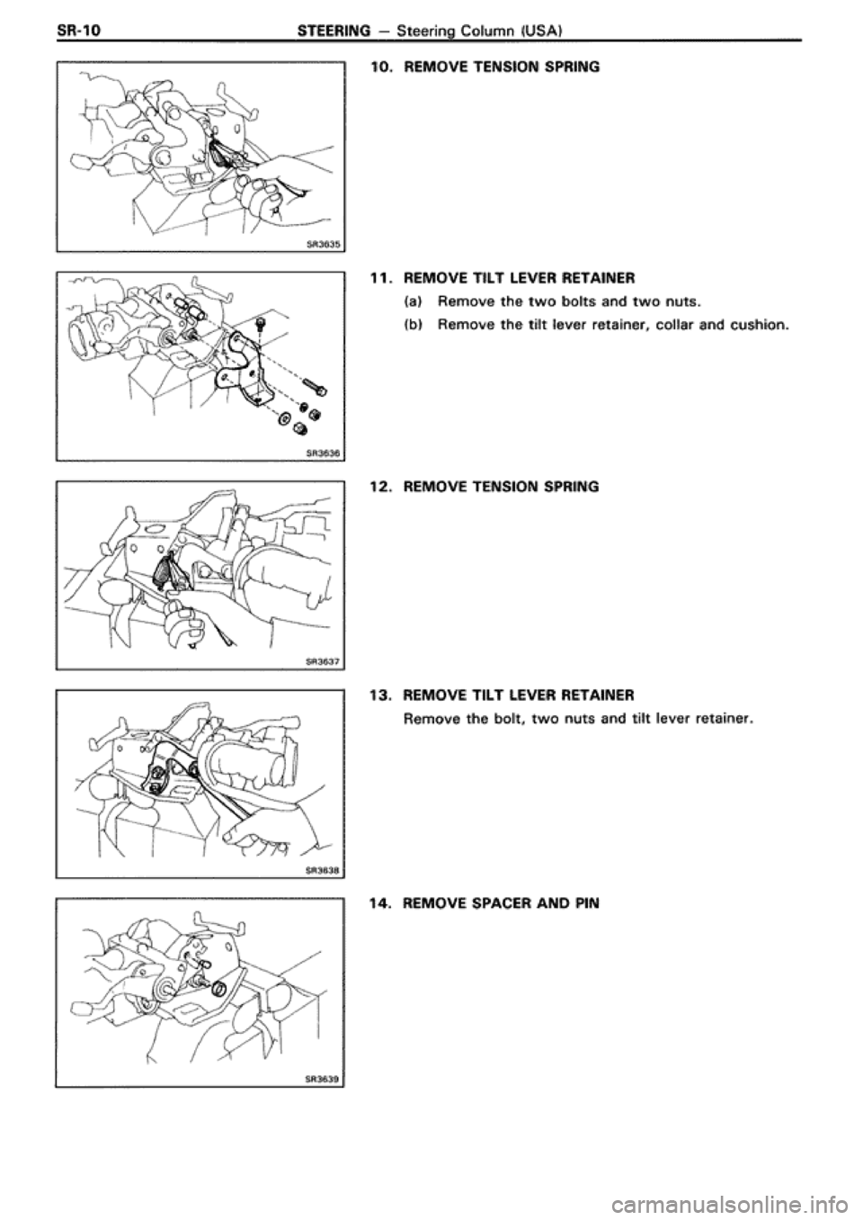 TOYOTA SUPRA 1990 3.G Workshop Manual 