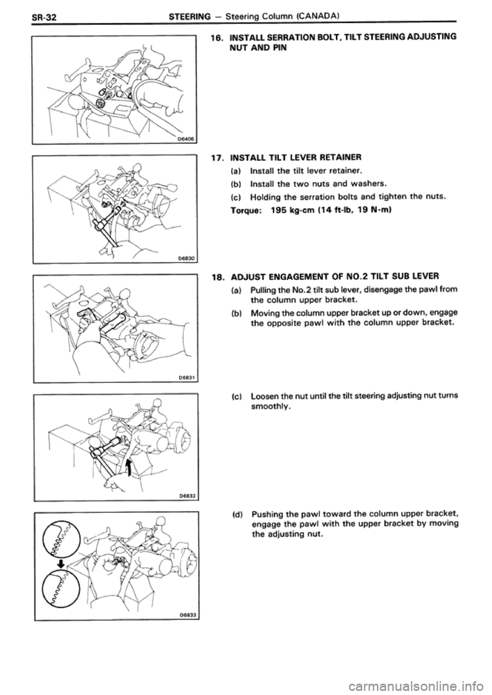 TOYOTA SUPRA 1990 3.G Workshop Manual 