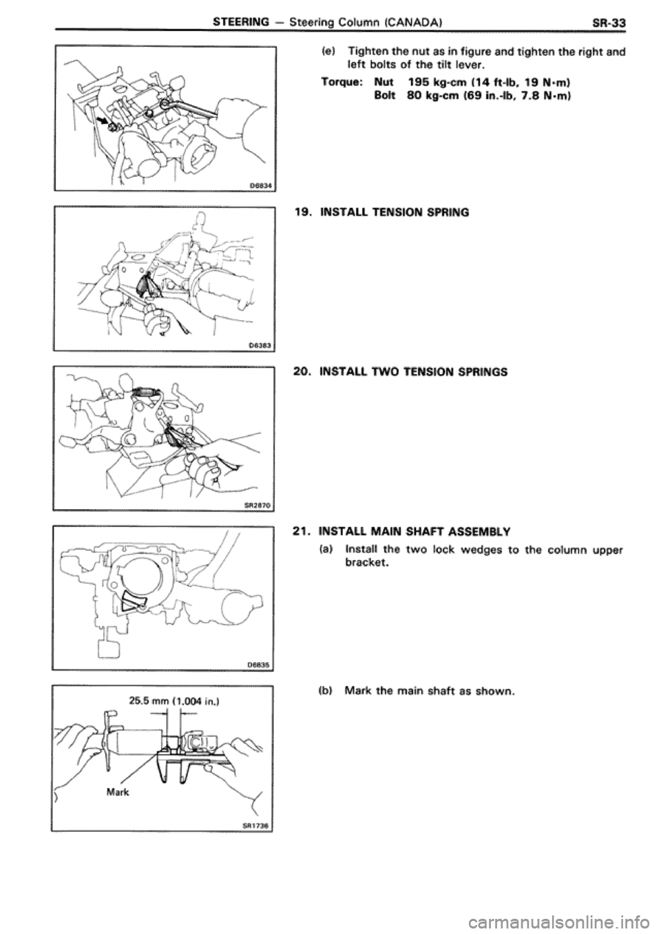 TOYOTA SUPRA 1990 3.G Workshop Manual 