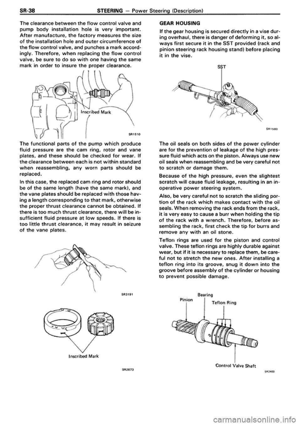 TOYOTA SUPRA 1990 3.G Workshop Manual 